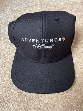 Adventures by Disney Black Baseball Cap
